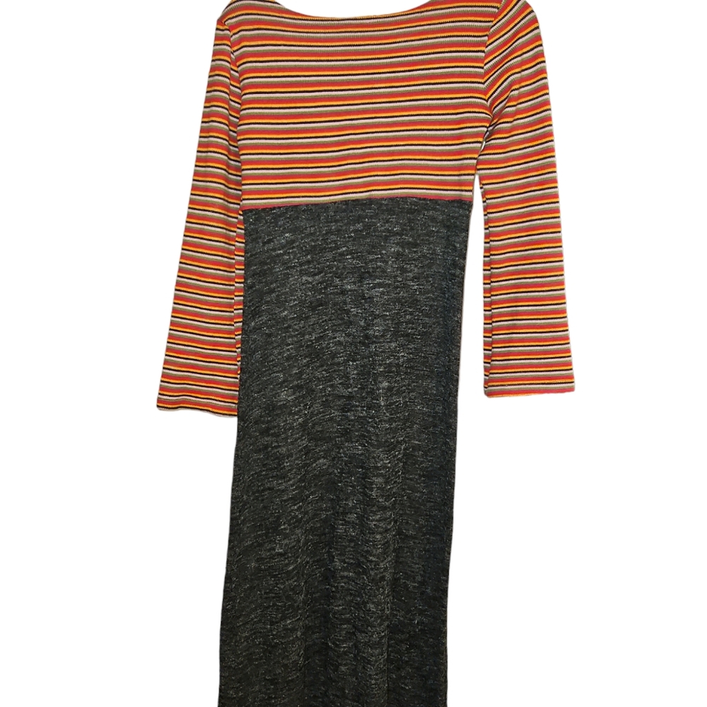 Stretchy long winter dress